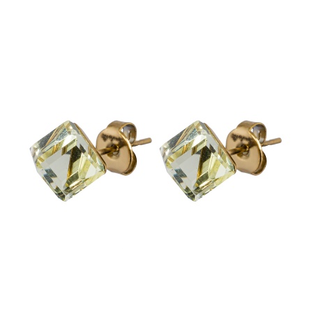 Пусеты Fiore Luna,  Yellow, SWE2127/2 Y G